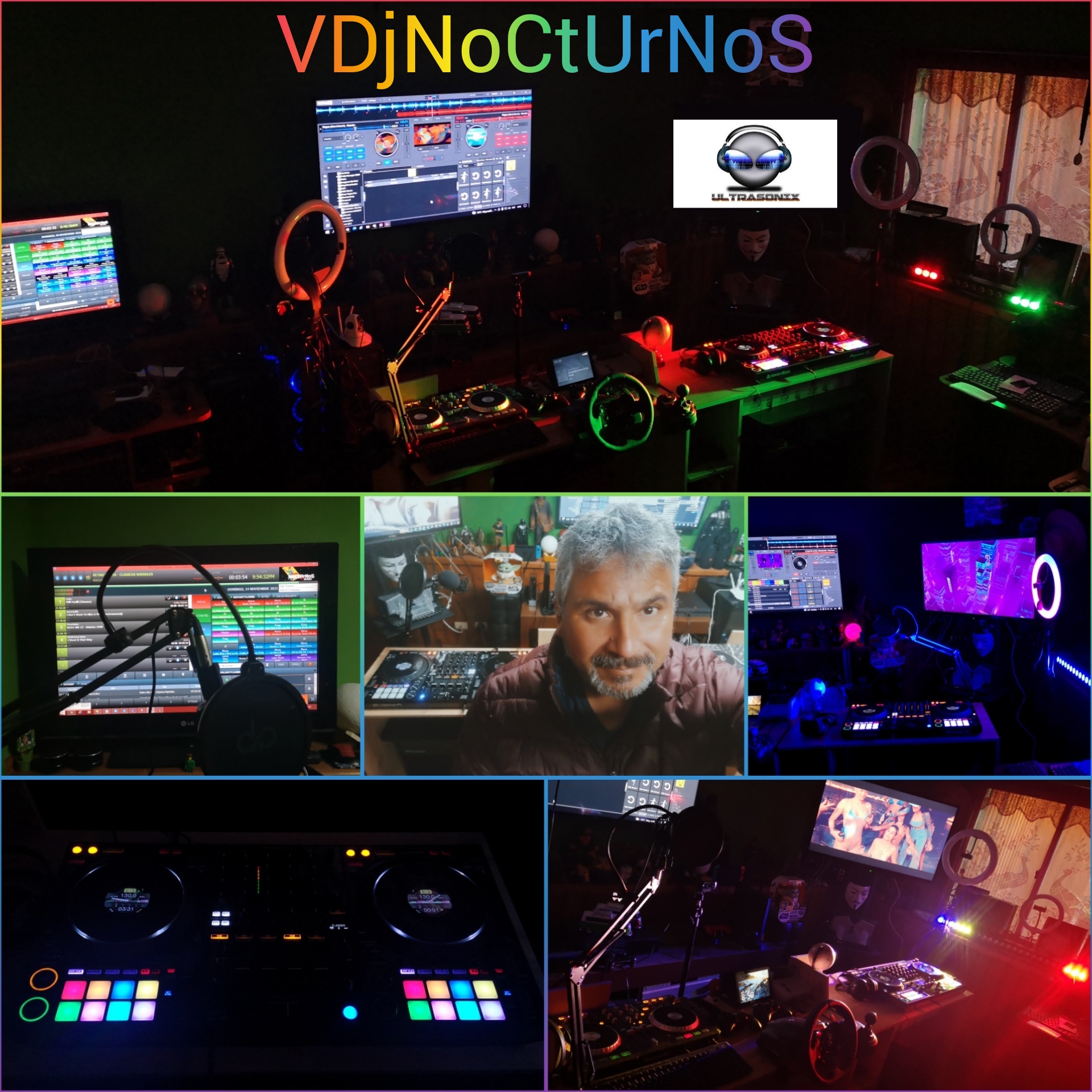Logo VDjNoCtUrNoS Radio UltraSonix